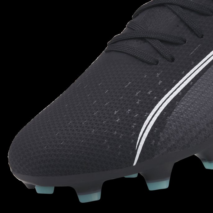 Svart-hvit-elektro Aqua Puma På Tilbud Ultra Match Fg-ag Fotballsko Herre