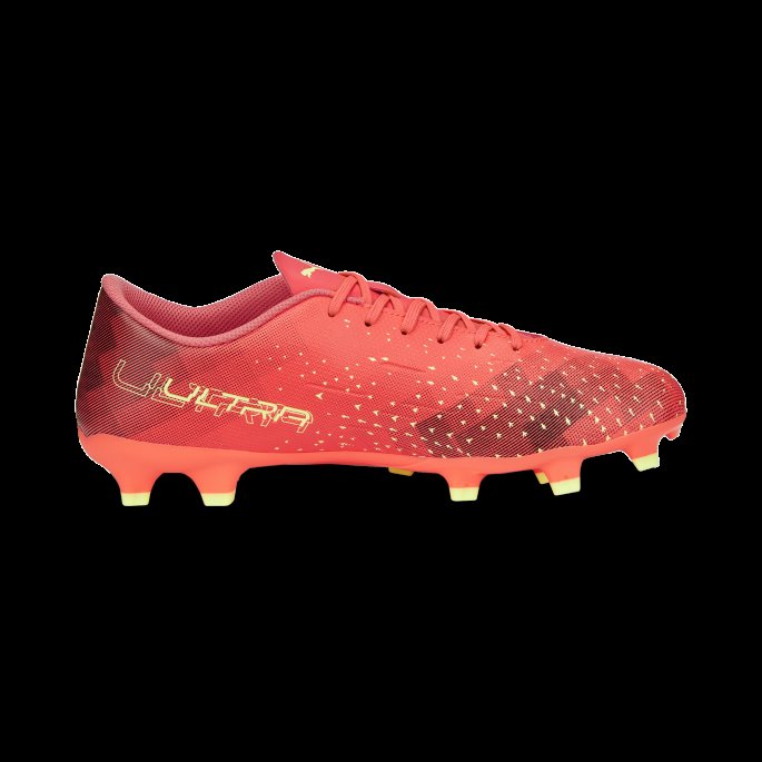 Puma På Tilbud Ultra Play Fg-ag Fotballsko Herre Brennende Korallbrusende Lys-svart