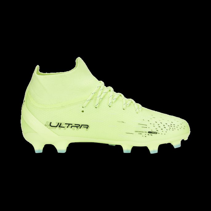 Brusende Lys-parisisk Nattblå Puma På Salg Ultra Pro Fg-ag Fotballsko Store Barn