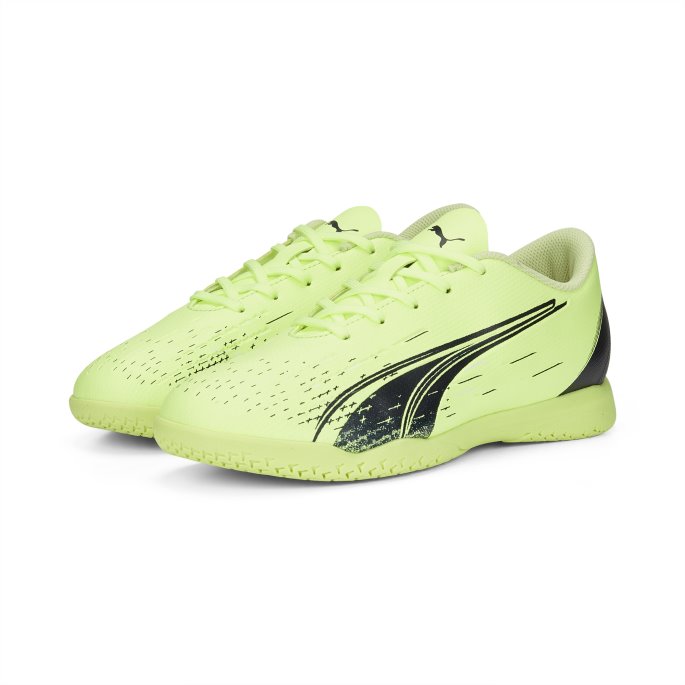Puma På Tilbud Ultra Play It Fotballsko Store Barn Sprudlende Lys-parisisk Nattblå
