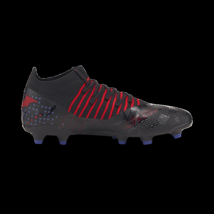Puma På Tilbud X Batman Future 3.3 Fg-ag Fotballsko For Menn Svart-rød-surf På Nettet-asfalt