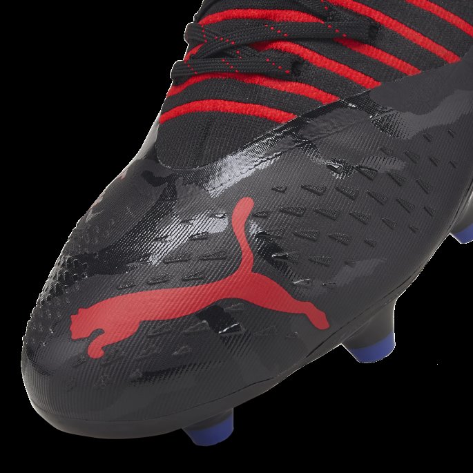 Puma På Tilbud X Batman Future 3.3 Fg-ag Fotballsko For Menn Svart-rød-surf På Nettet-asfalt