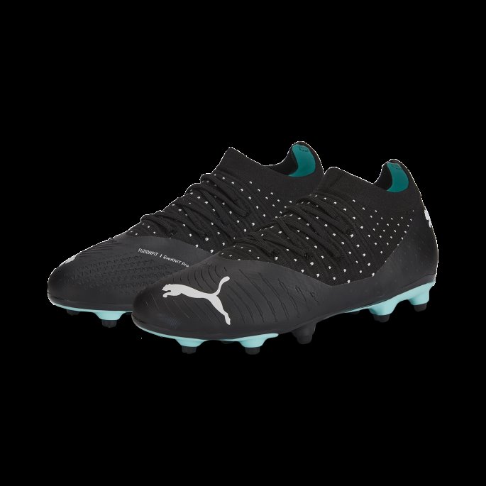 Puma På Salg Black-quarry-elektro Aqua-white Future 3.4 Fg-ag Fotballsko Ungdom