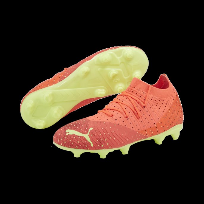 Puma På Salg Brennende Korall-gass Lys-laks Future 3.4 Fg-ag Fotballsko Store Barn