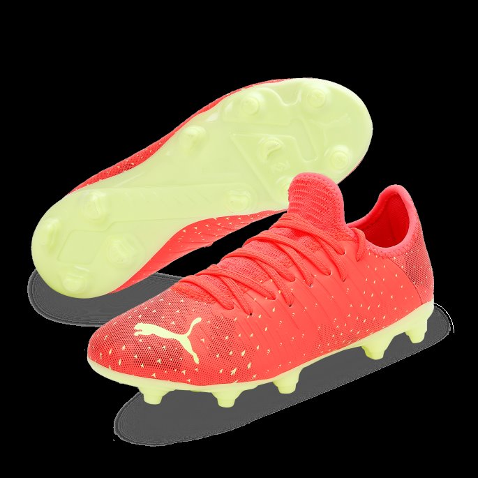 Puma På Salg Brennende Korall-gass Lys-laks Future 4.4 Fg-ag Fotballsko For Ungdom