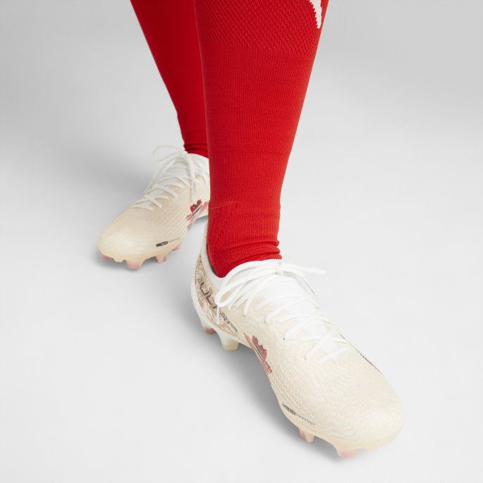 Puma På Tilbud X Liberty Ultra Fg-ag Fotballsko Kvinner Hvit-svart-sol Kyss