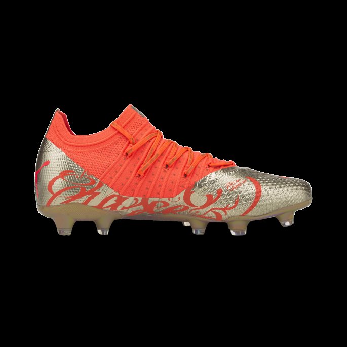 Future 1.4 Neymar Jr Player's Edition Fg-ag Fotballsko For Menn Brennende Korallgull Puma På Salg