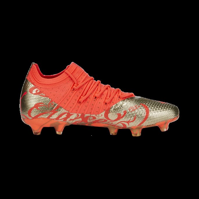 Puma På Salg Future 1.4 Neymar Jr Fg-ag Fotballsko Herre Brennende Korall-gull