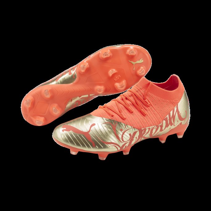 Puma På Tilbud Brennende Korall-gull Neymar Jr Future 3.4 Fg-ag Fotballsko Herre