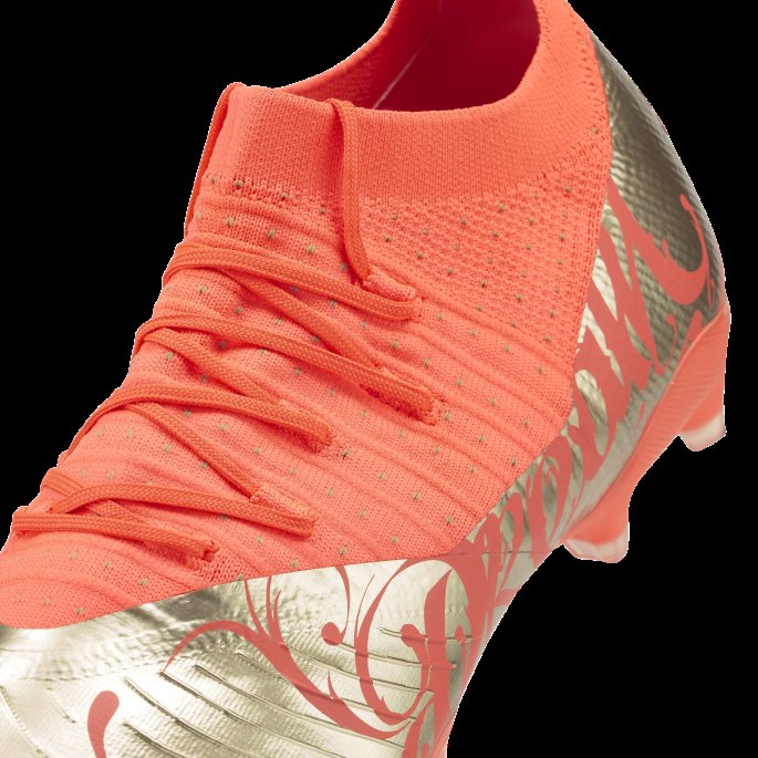 Puma På Tilbud Brennende Korall-gull Neymar Jr Future 3.4 Fg-ag Fotballsko Herre