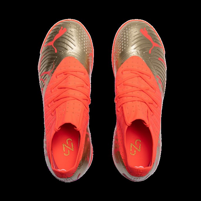 Brennende Korallgull Neymar Jr Future 3.4 Tt Fotballsko Ungdom Puma På Salg