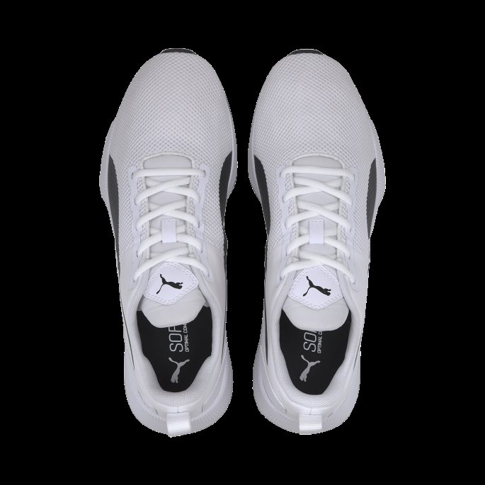 Hvit-svart Flyer Unisex Løpesko Puma På Salg