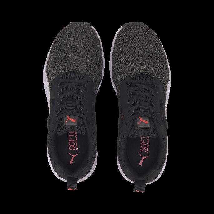 Sort-hvit-antenne Rosa Puma På Tilbud Nrgy Rupture Unisex Joggesko