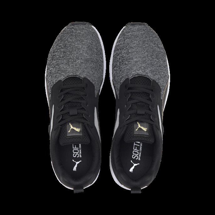 Black-team Gold Nrgy Rupture Unisex Løpesko Puma På Tilbud