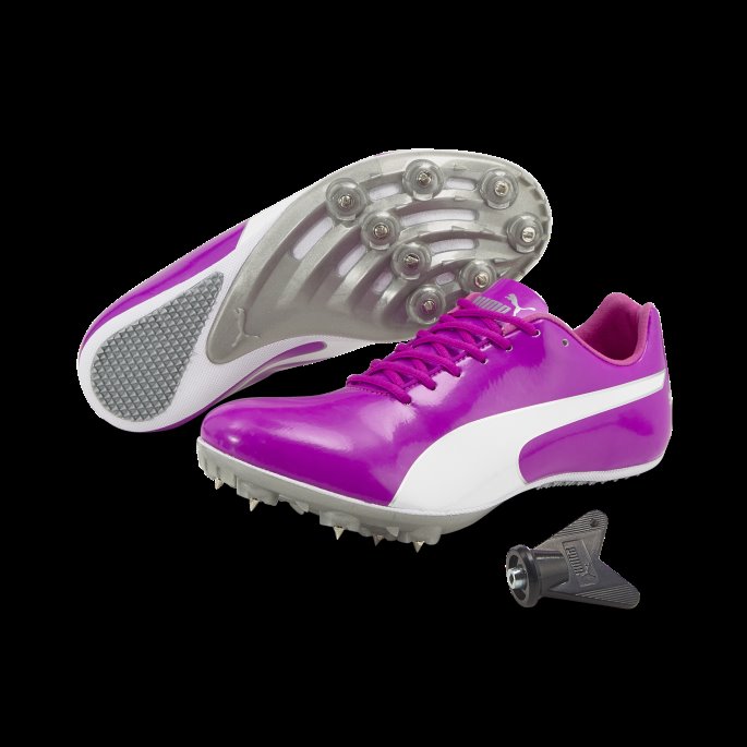 Puma På Salg Evospeed Sprint 10 Spor Pigger Dyp Orkidé-hvit-sølv