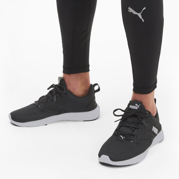 Puma På Tilbud Softride Vital Joggesko For Menn Svart-hvit