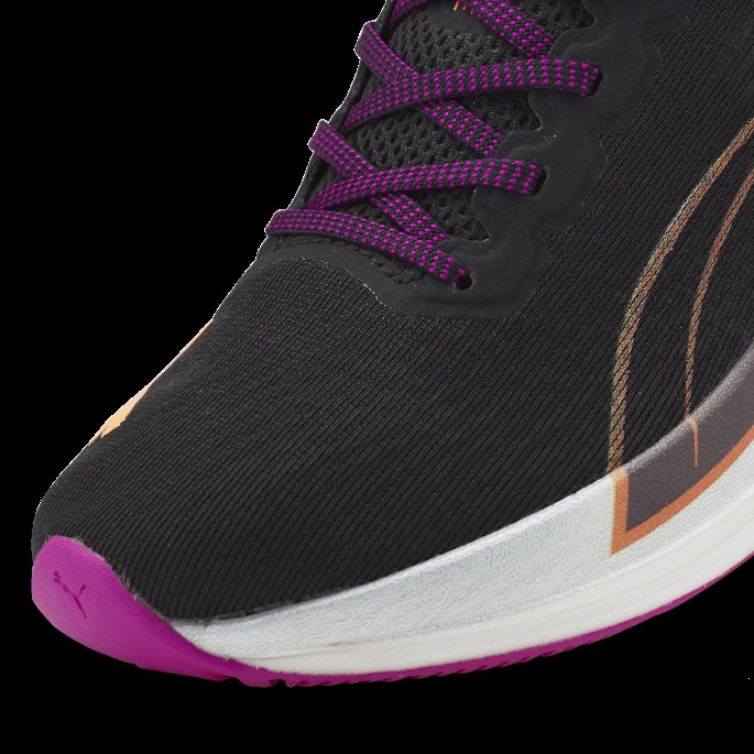 Deviate Nitro Dame Joggesko Puma På Tilbud Svart-neon Sitrus