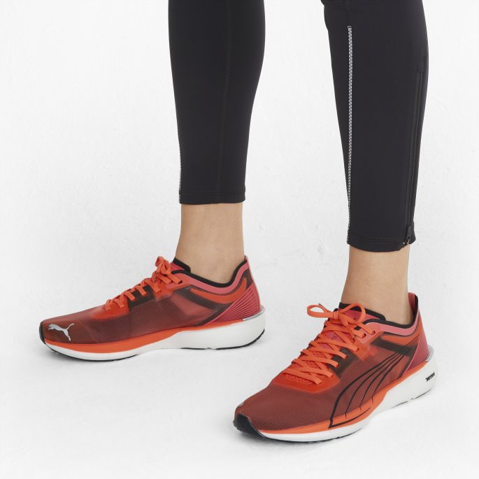 Puma På Tilbud Liberate Nitro Dame Joggesko Lava Blast-black