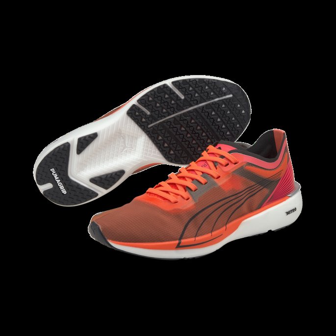 Puma På Tilbud Liberate Nitro Dame Joggesko Lava Blast-black
