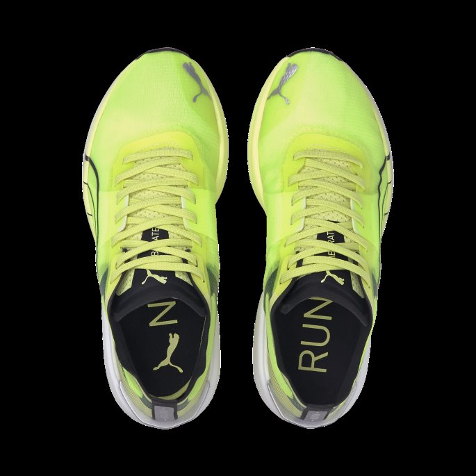 Puma På Tilbud Liberate Nitro Dame Joggesko Myk Fluo Gul-svart