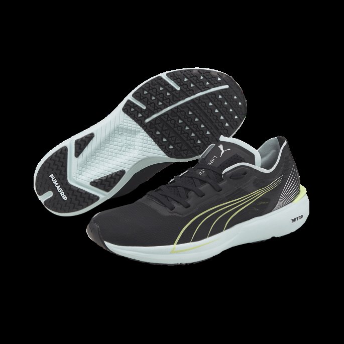 Svart-nitro Blå Liberate Nitro Dame Joggesko Puma På Tilbud