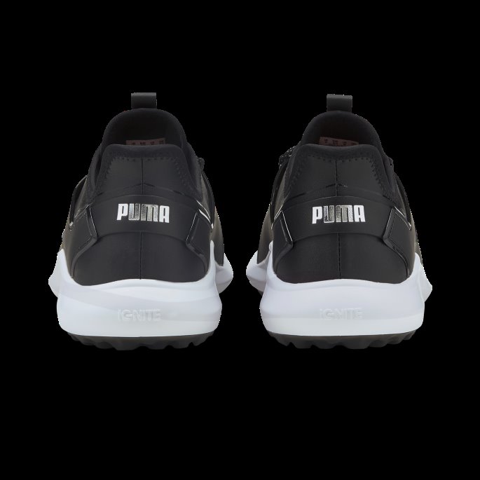 Ignite Fasten8 Pro Herre Golfsko Puma På Tilbud Svart-sølv-svart