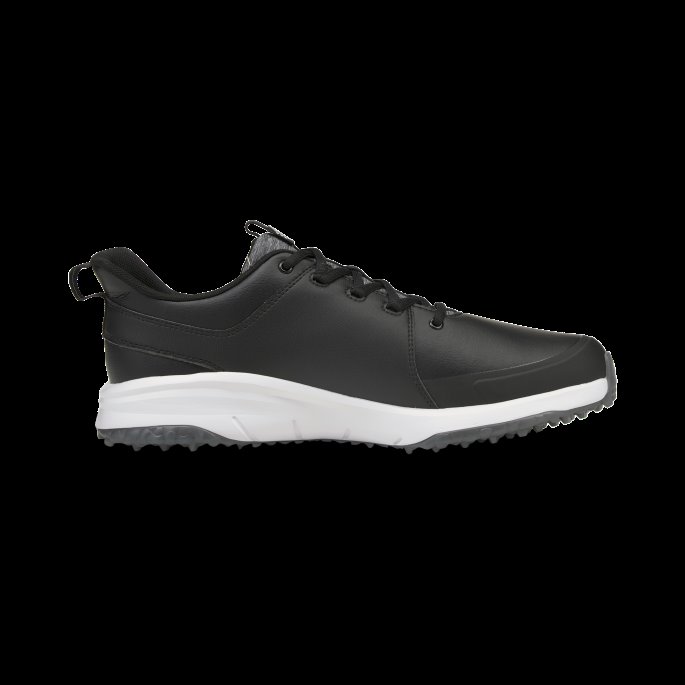 Puma På Tilbud Svart-sølv-stille Skygge Grip Fusion Pro 3.0 Golfsko For Menn