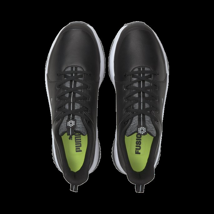 Puma På Tilbud Svart-sølv-stille Skygge Grip Fusion Pro 3.0 Golfsko For Menn