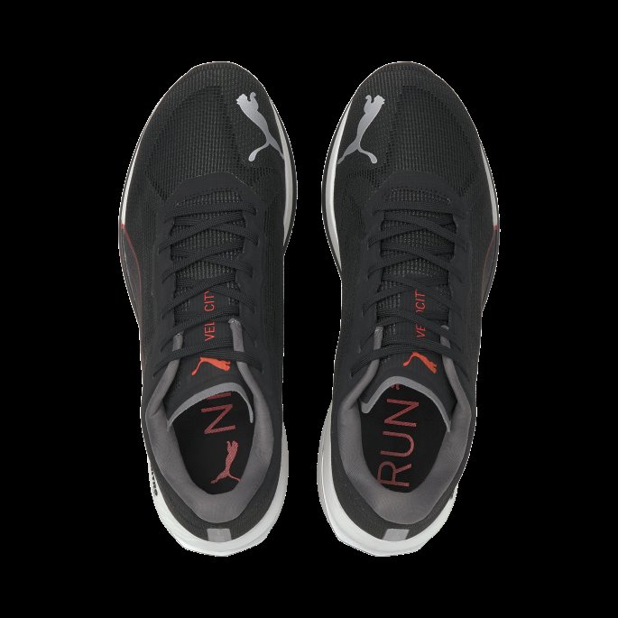 Black-lava Blast Velocity Nitro Joggesko For Menn Puma På Tilbud
