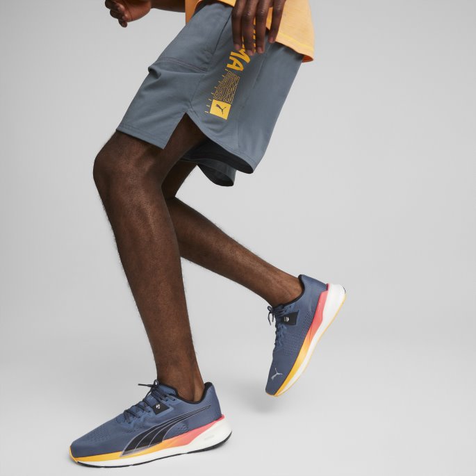 Puma På Salg Eternity Nitro Joggesko For Menn Kveld Himmel-svart-solnedgang Glød