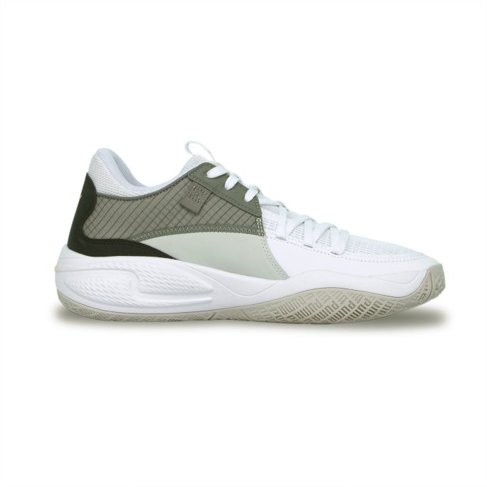 Puma På Salg Hvit-nrgy Red Court Rider Basketball Sko