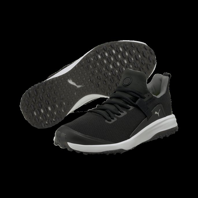 Fusion Evo Ungdom Golfsko Puma På Tilbud Svart-svart