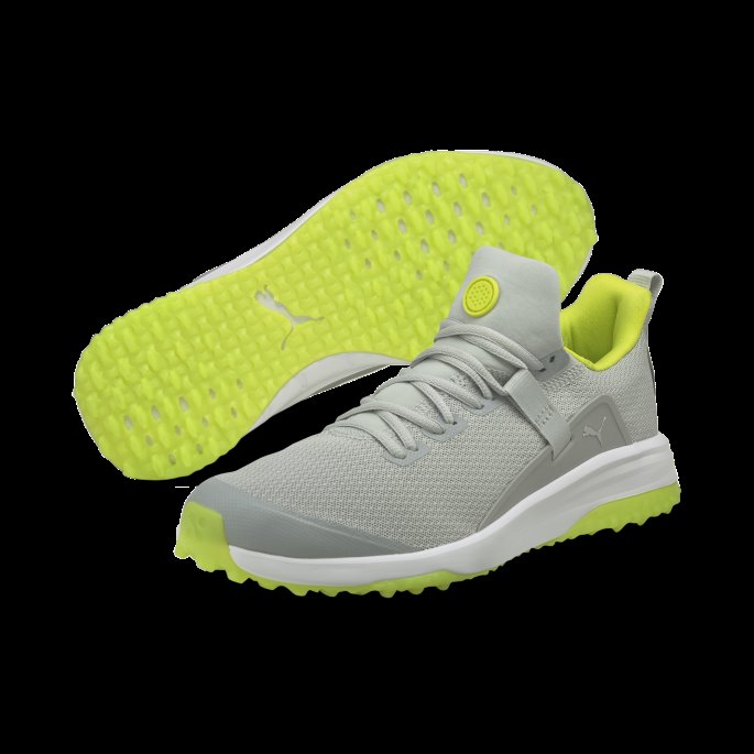 Puma På Tilbud High Rise-limepunch Fusion Evo Ungdoms Golfsko