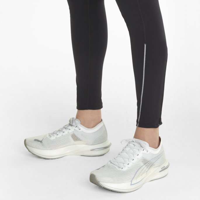 Hvit-grå Fiolett Deviate Nitro Cooladapt Dame Joggesko Puma På Tilbud
