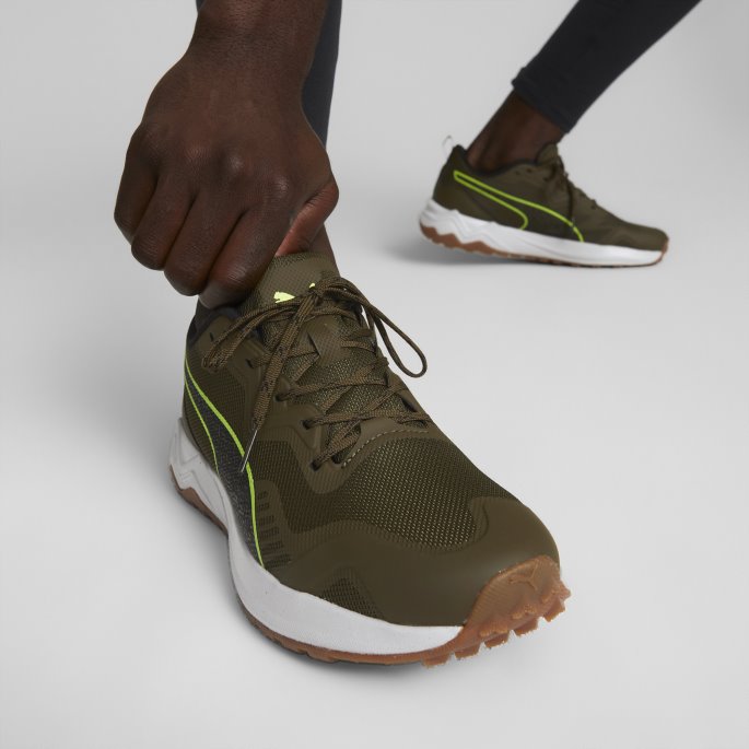 Better Foam Xterra Løpesko Dyp Oliven-lime Squeeze Puma På Tilbud