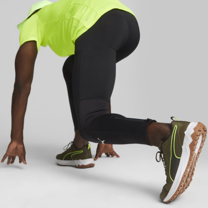Better Foam Xterra Løpesko Dyp Oliven-lime Squeeze Puma På Tilbud
