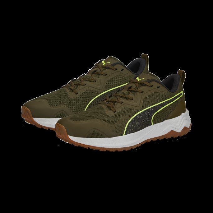 Better Foam Xterra Løpesko Dyp Oliven-lime Squeeze Puma På Tilbud