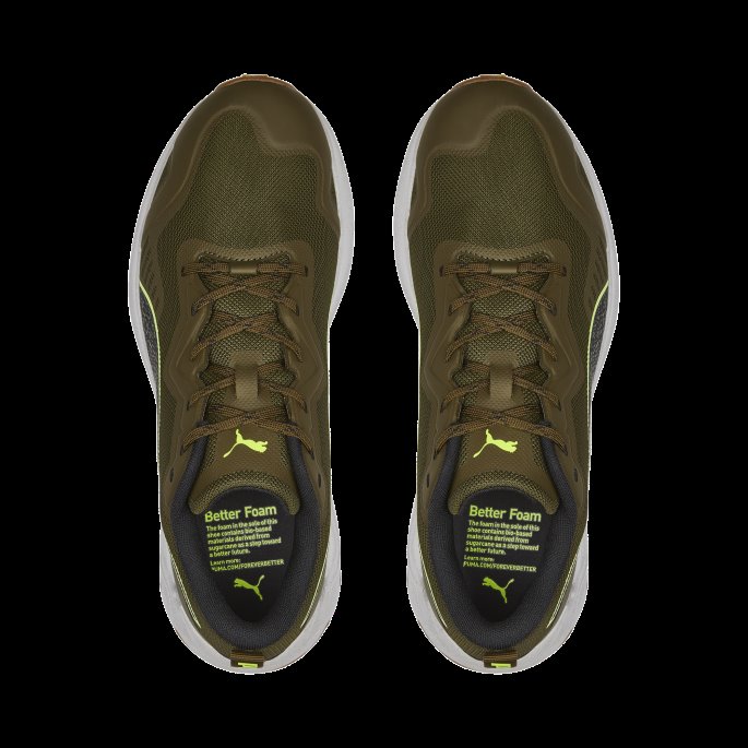 Better Foam Xterra Løpesko Dyp Oliven-lime Squeeze Puma På Tilbud