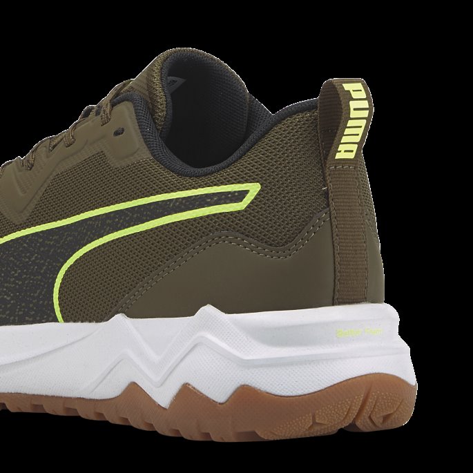 Better Foam Xterra Løpesko Dyp Oliven-lime Squeeze Puma På Tilbud