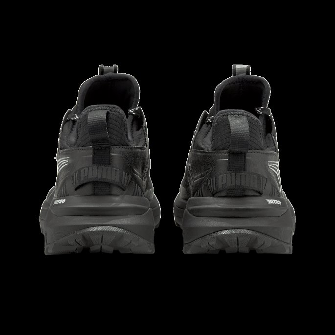 Svart-metallisk Sølv Voyage Nitro Gore-tex Løpesko For Menn Puma På Tilbud