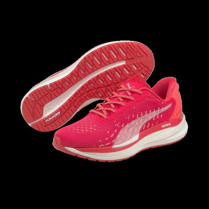 Puma På Tilbud Sunblaze-white Magnify Nitro Løpesko For Kvinner