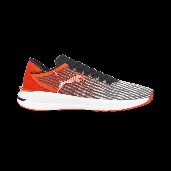 Puma På Tilbud Electrify Nitro Joggesko For Menn Svart-cherry Tomat-hvit