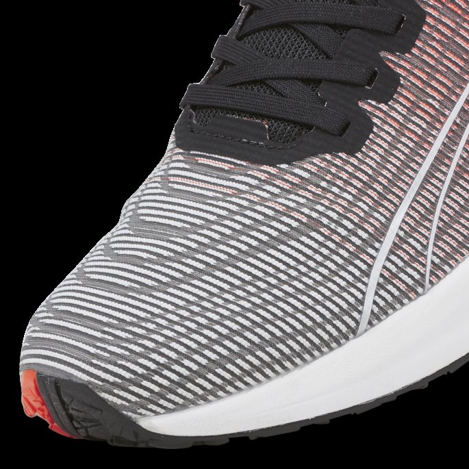 Puma På Tilbud Electrify Nitro Joggesko For Menn Svart-cherry Tomat-hvit