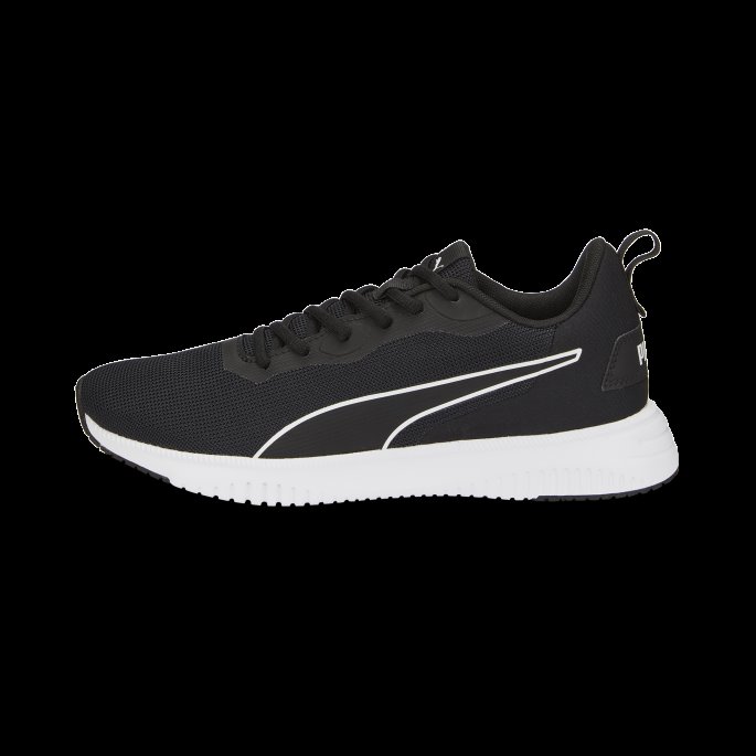 Svart-hvit Puma På Tilbud Flyer Flex Joggesko