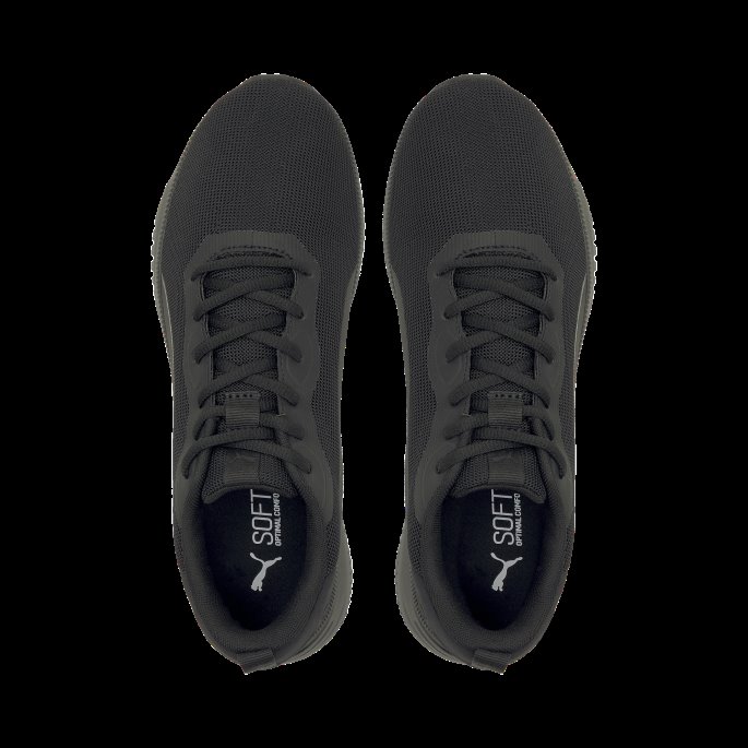 Svart-svart Puma På Tilbud Flyer Flex Joggesko