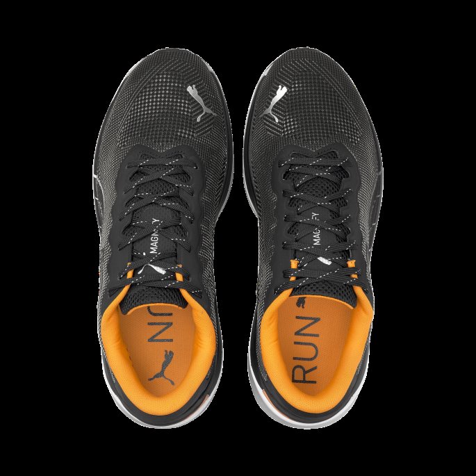 Puma På Tilbud Svart-oransje Glød Forstørre Nitro Wtr Løpesko For Menn