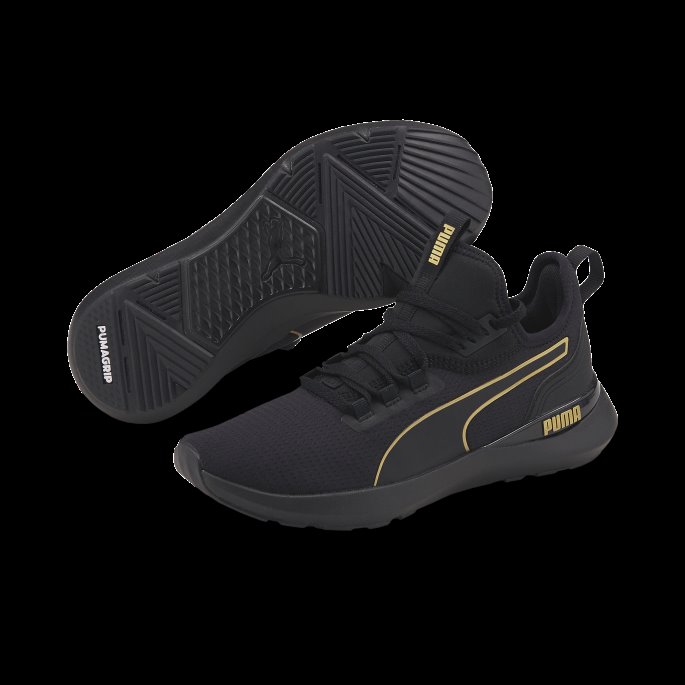 Pure Xt Kvinners Treningssko Puma På Tilbud Black-team Gold