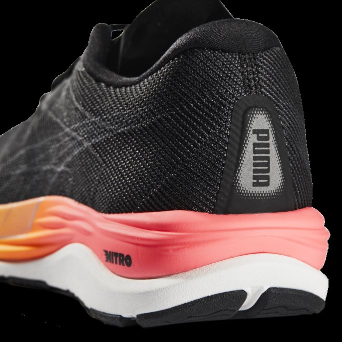 Black-sunset Glow Puma På Tilbud Velocity Nitro 2 Løpesko For Menn