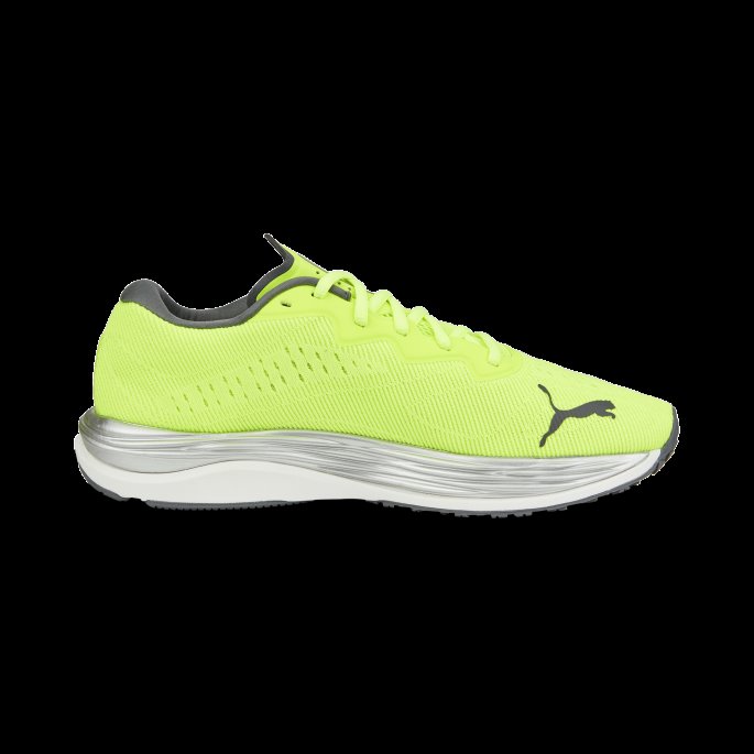Lime Squeeze-castlerock Puma På Tilbud Velocity Nitro 2 Løpesko For Menn