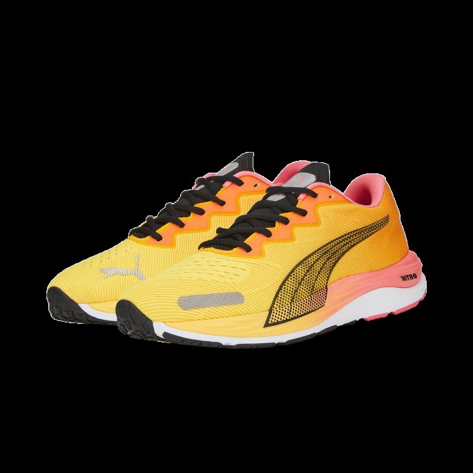 Sunset Glow-sun Stream Puma På Tilbud Velocity Nitro 2 Joggesko For Menn